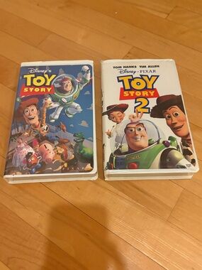 Disney Pixar Toy Story VHS Bundle (2) Toy Story 1 & 2 Clamshell